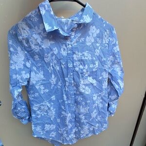 Love notes stripe top